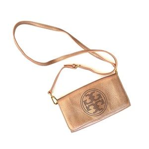 Tory Burch Perforated Logo Clutch
